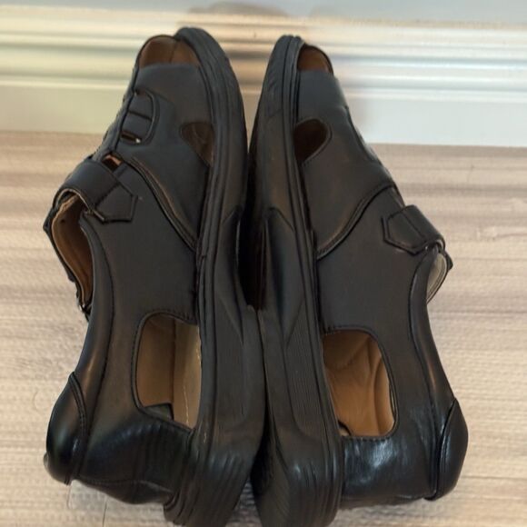 Bright Men's Fisherman Sandals Closed Toe Adjustable Buckle Casual Slippers - Picture 5 of 6